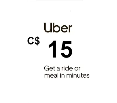 Uber Eats Gift Card 15 CAD - Uber (Canada) Key