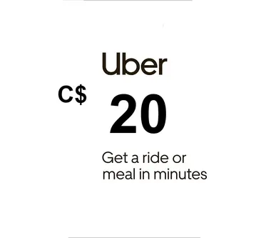 Uber Eats Gift Card 20 CAD - Uber (Canada) Key
