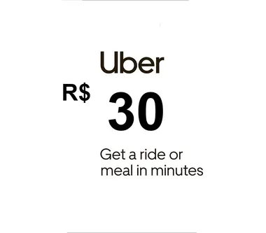 Uber Gift Card 30 BRL - Uber (Brazil) Key