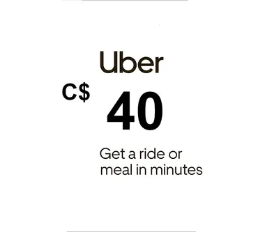 Uber Gift Card 40 CAD - Uber (Canada) Key