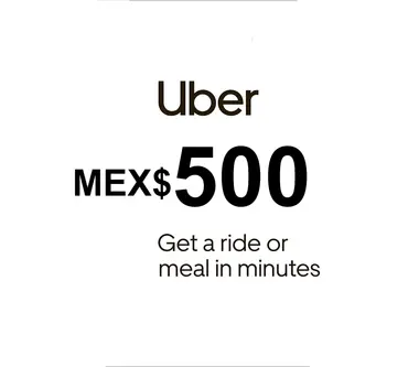 Uber Gift Card 500 MXN - Uber Key - MEXICO