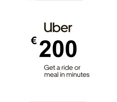 Uber Eats Gift Card 200 EUR