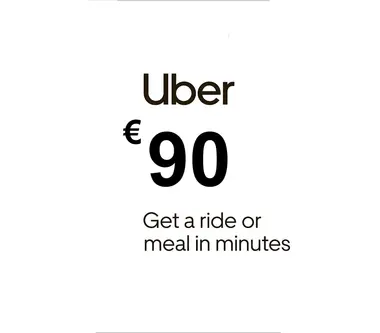 Uber Eats Gift Card 90 EUR - Uber (Spain) Key
