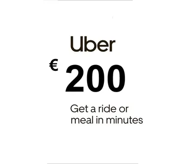 Uber Eats Gift Card 200 EUR