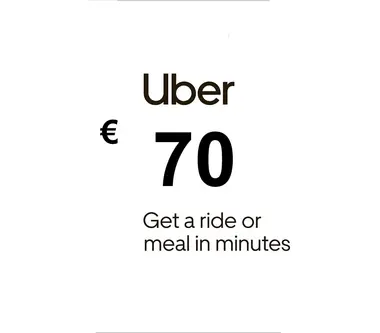 Uber Eats Gift Card 70 EUR - Uber (France) Key