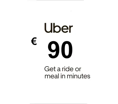 Uber Eats Gift Card 90 EUR