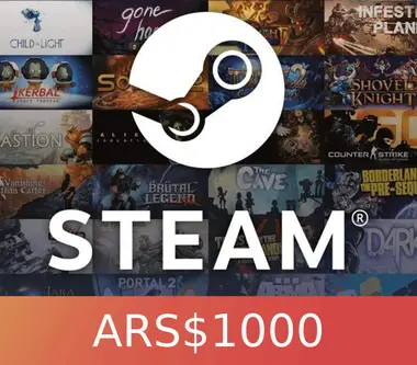 Steam Gift Card 1000 ARS - - ARGENTINA - Steam (Argentina) Key