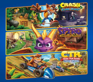 Crash + Spyro Triple Play Bundle (PS4 Account) - PlayStation (Global)