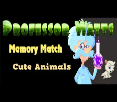 Professor Watts Memory Match: Cute Animals