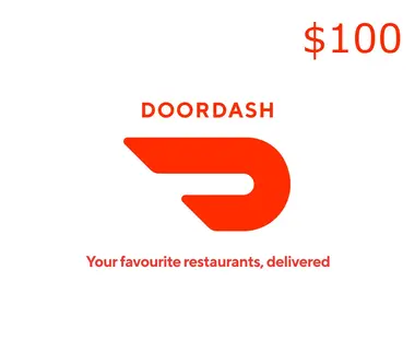 DoorDash Gift Card 100 USD - Door Dash Key