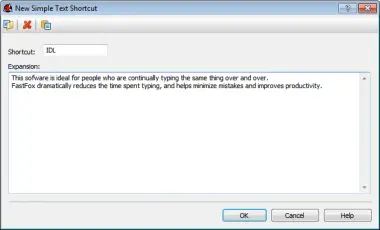 NCH: FastFox Text Expander - NCH preview 4