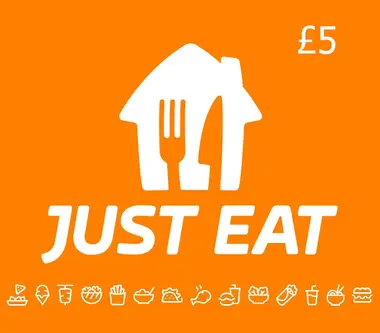 Just Eat Gift Card 5 GBP - Just Eat Key - Digital Card (United Kingdom) Key