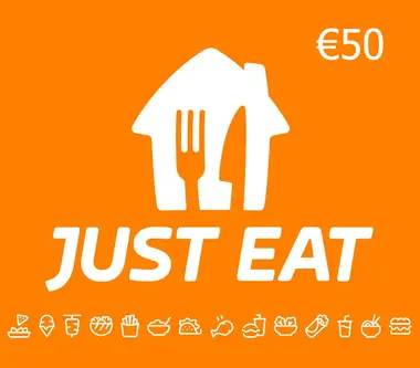 Just Eat Gift Card 50 EUR - Just Eat Key - IRELAND - Digital Card (Ireland) Key