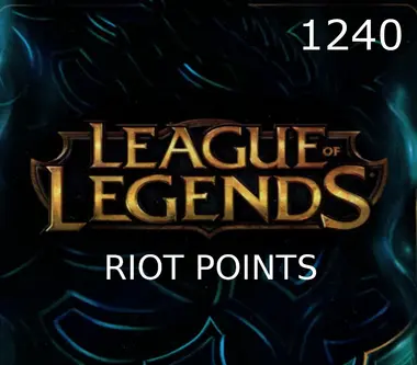 League of Legends Riot Points 1240 RP - Riot Key - EUROPE NORDIC & EAST - PC (Europe) Key