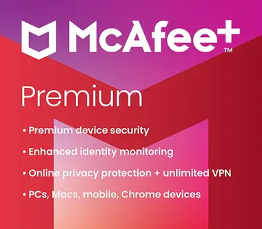 McAfee+ | Premium (PC, Android, IOS) (Individual, 1 Year) - McAfee Key - PC (Global) Key