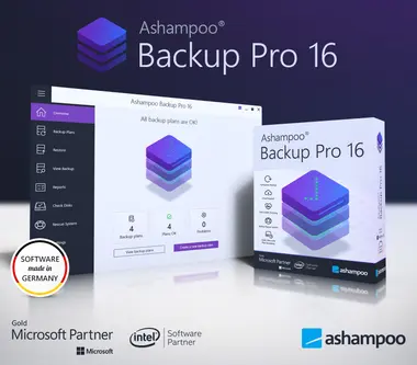 Ashampoo Backup Pro 16 (3 Devices,Lifetime)