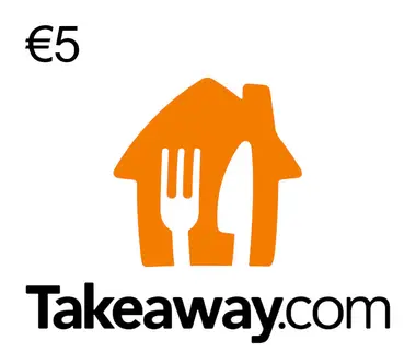 Takeaway.com Gift Card 5 EUR - Takeaway Key - BELGIUM - Digital Card (Belgium) Key