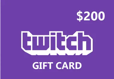 Twitch Gift Card 200 USD - twitch Key preview 2