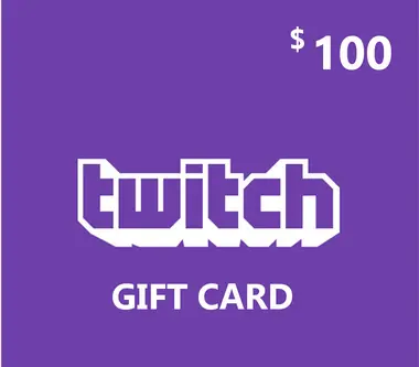 Twitch Gift Card 100 USD - twitch Key - Digital Card (United States) Key