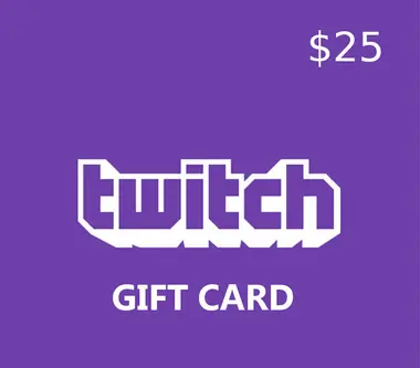 Twitch Gift Card 25 USD - twitch Key - Digital Card (United States) Key