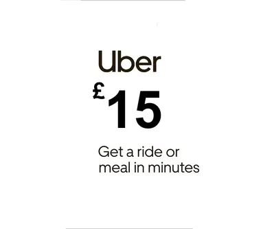 Uber Eats Gift Card 15 GBP