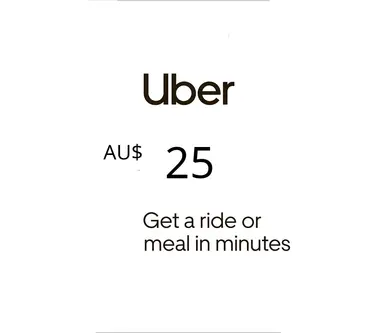 Uber Eats Gift Card 25 AUD - Uber (Australia) Key