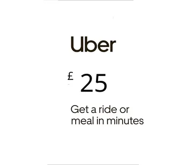 Uber Eats Gift Card 25 GBP - Uber (United Kingdom) Key