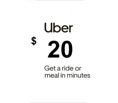 Uber Gift Card 20 USD - Uber (United States) Key