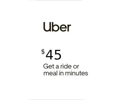 Uber Eats Gift Card 45 USD - Uber (United States) Key