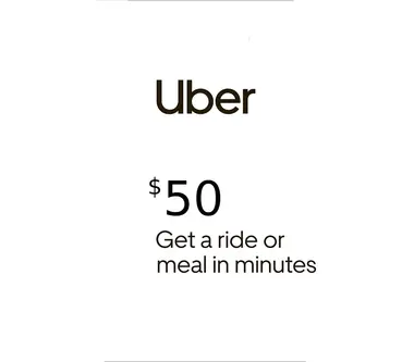 Uber Eats Gift Card 50 USD - Uber (United States) Key
