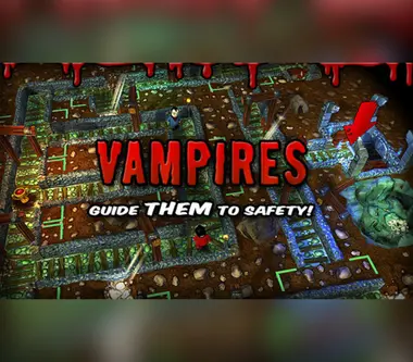 Vampires: Guide Them to Safety!