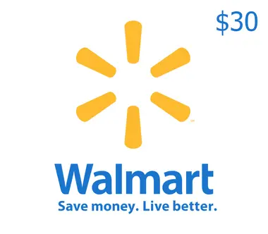Walmart Gift Card 30 USD - Walmart Key - Digital Card (United States) Key