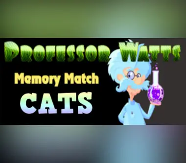Professor Watts Memory Match: Cats