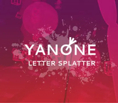 Yanone: Letter Splatter