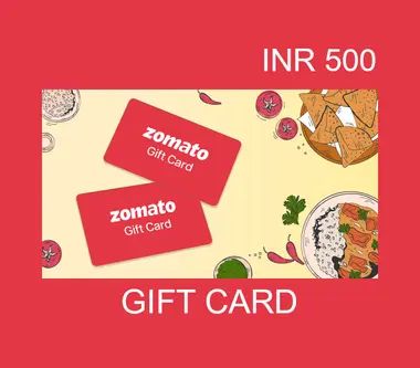 Zomato Gift Card 500 INR - Zomato Key - INDIA - Digital Card (India) Key