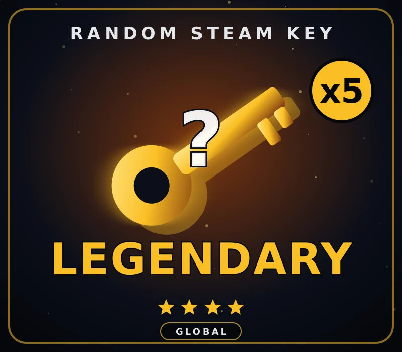 Random Steam Key Legendary x5