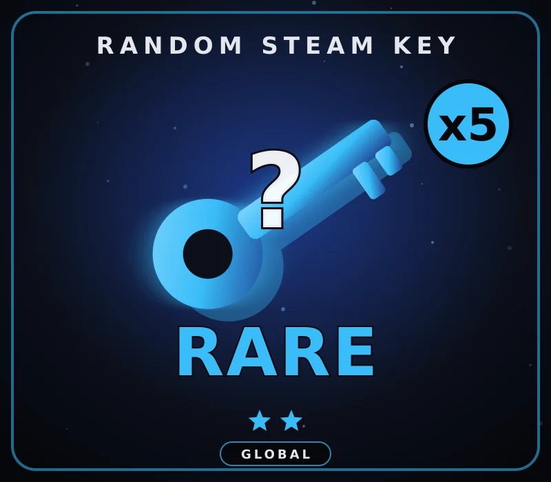 Random Steam Key Rare x5