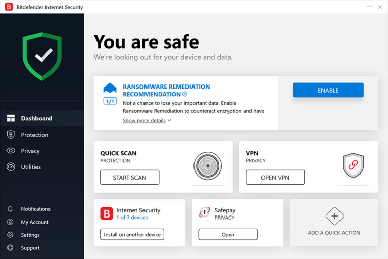 Bitdefender Total Security 2025 Key (1 Year / 10 Devices)