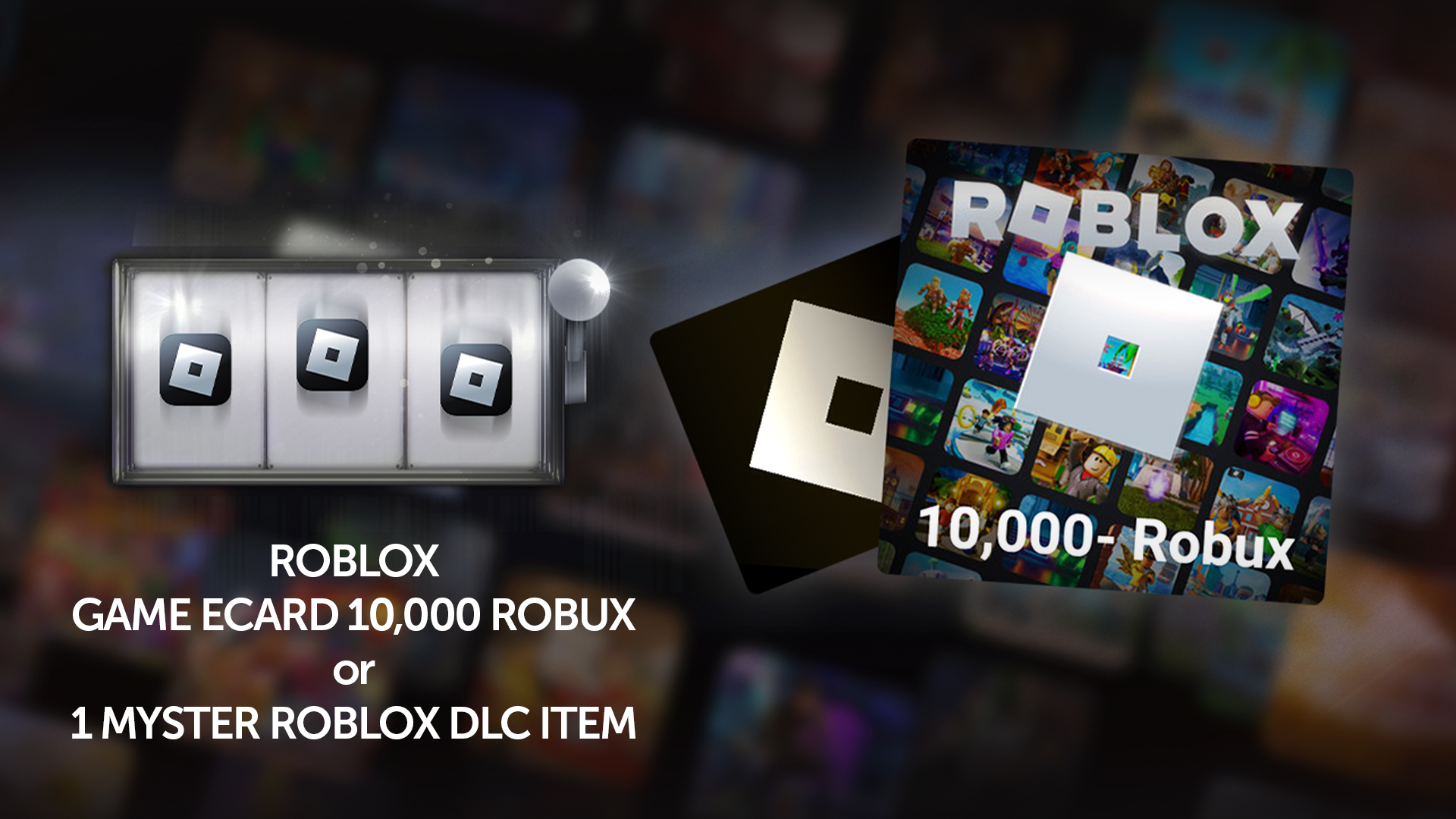 Roblox Game eCard 10 000 Robux Mystery DLC Item