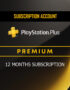 PlayStation Plus Premium 12 Months Subscription ACCOUNT